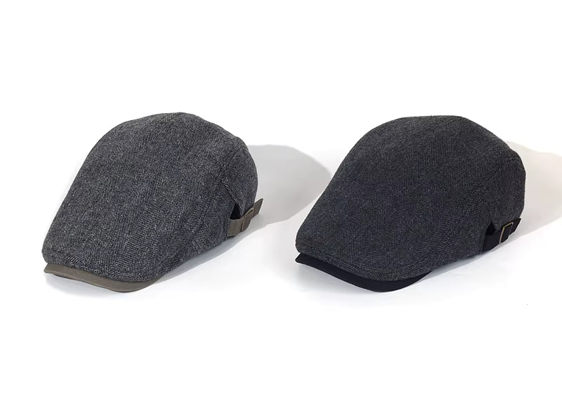 Casual Heren Flat Cap – Verstelbaar