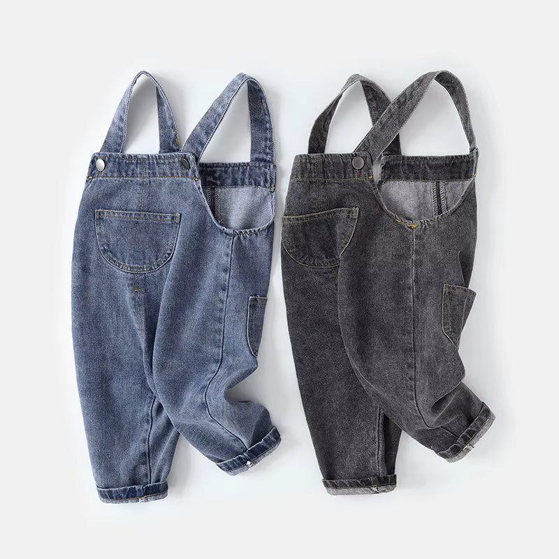 Stoere Denim Tuinbroek voor Kids