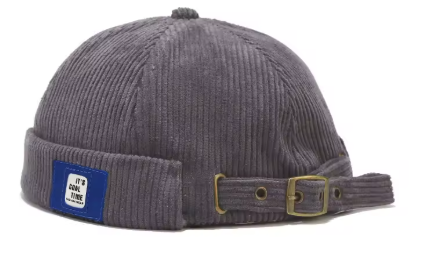 Corduroy Beanie Cap