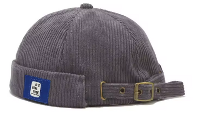 Corduroy Beanie Cap