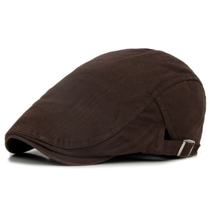 Unisex Katoenen Flat Cap – Casual & Verstelbaar