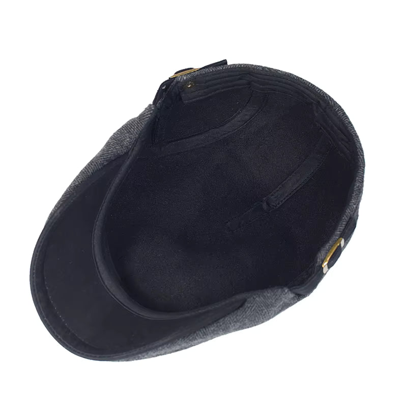 Casual Heren Flat Cap – Verstelbaar
