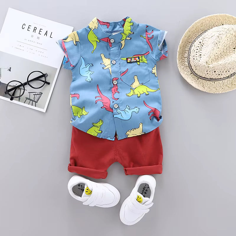 Cool Dino Shirt + Shorts