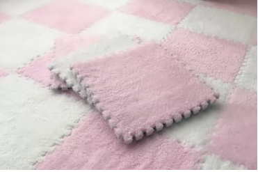 Zachte Pluche Speelmat / Vloerkleed Tegels