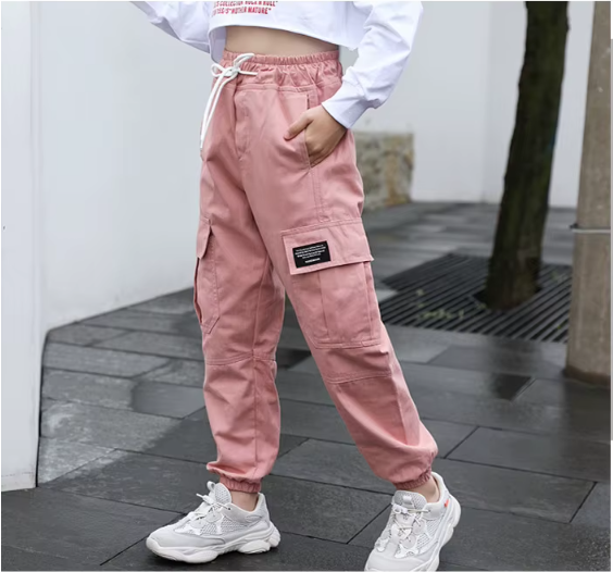 Meisjes Cargo Broek – Trendy & Comfortabel