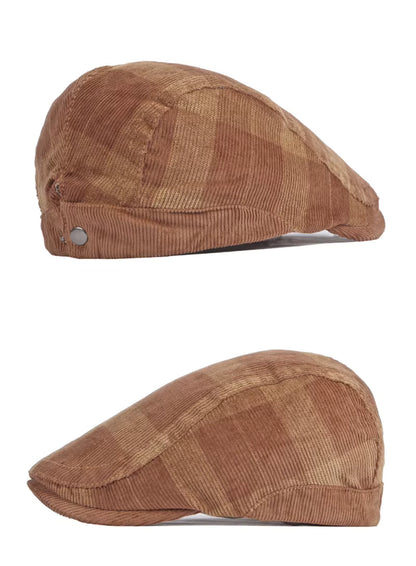 Verstelbare Corduroy Pet – Retro Look