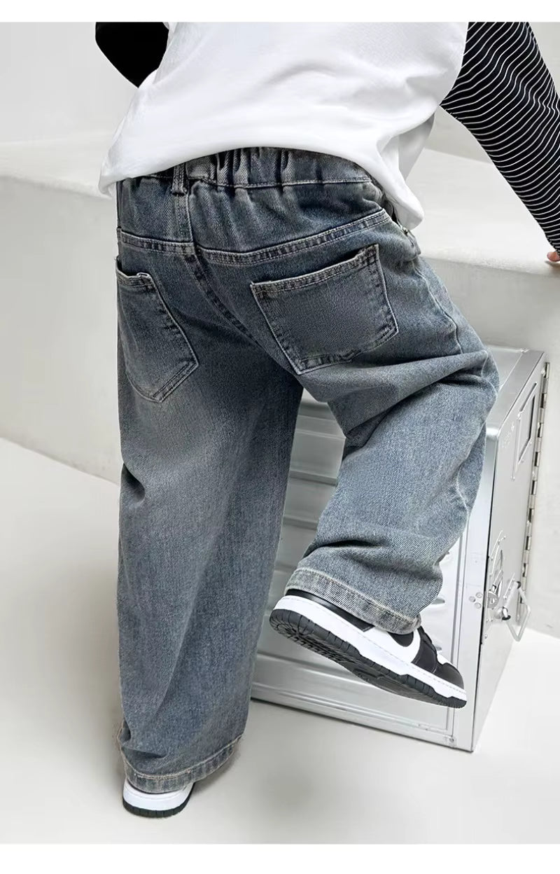 Jongens Wide Fit Jeans – Trendy & Comfortabel
