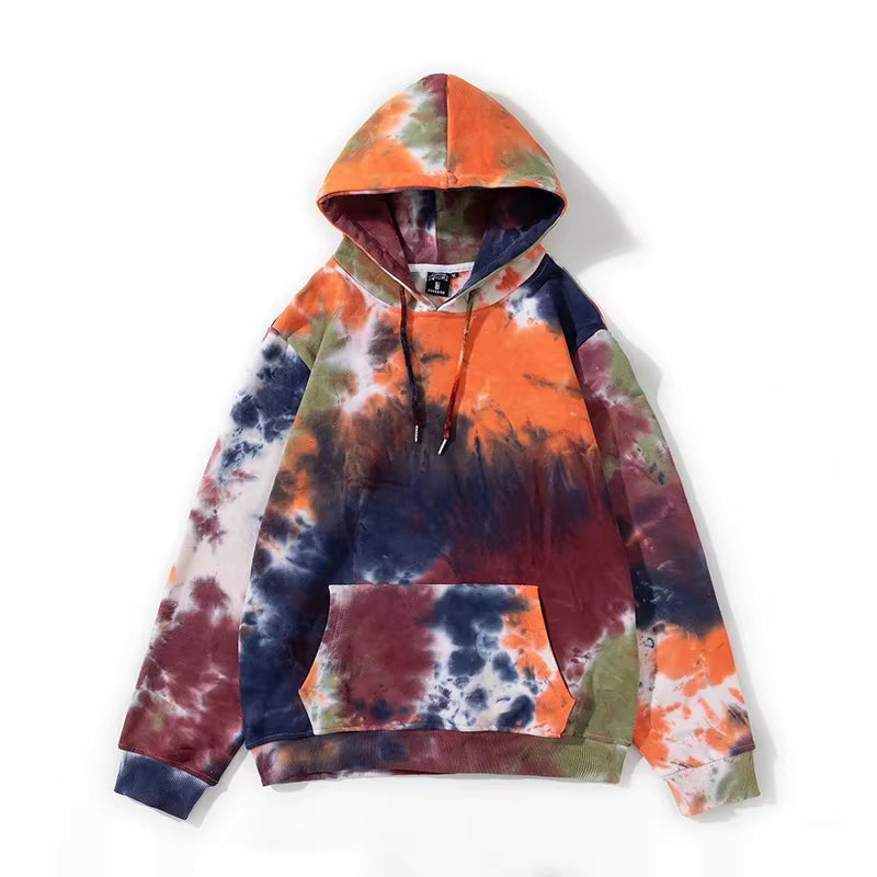 Tie-Dye Hoodie Unisex – Streetwear Sweater met Capuchon