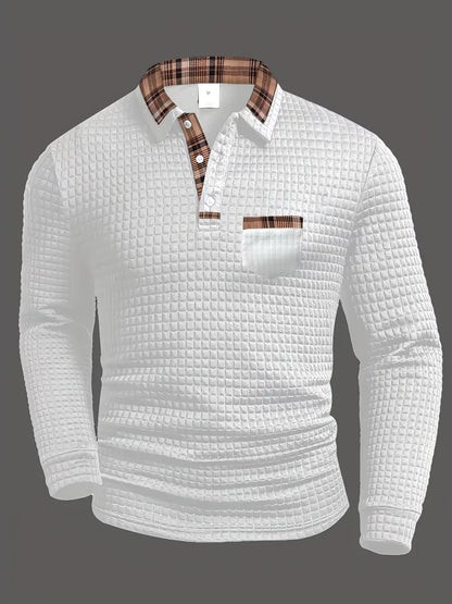 Heren Polo met Lange Mouwen – Stijlvol & Comfortabel