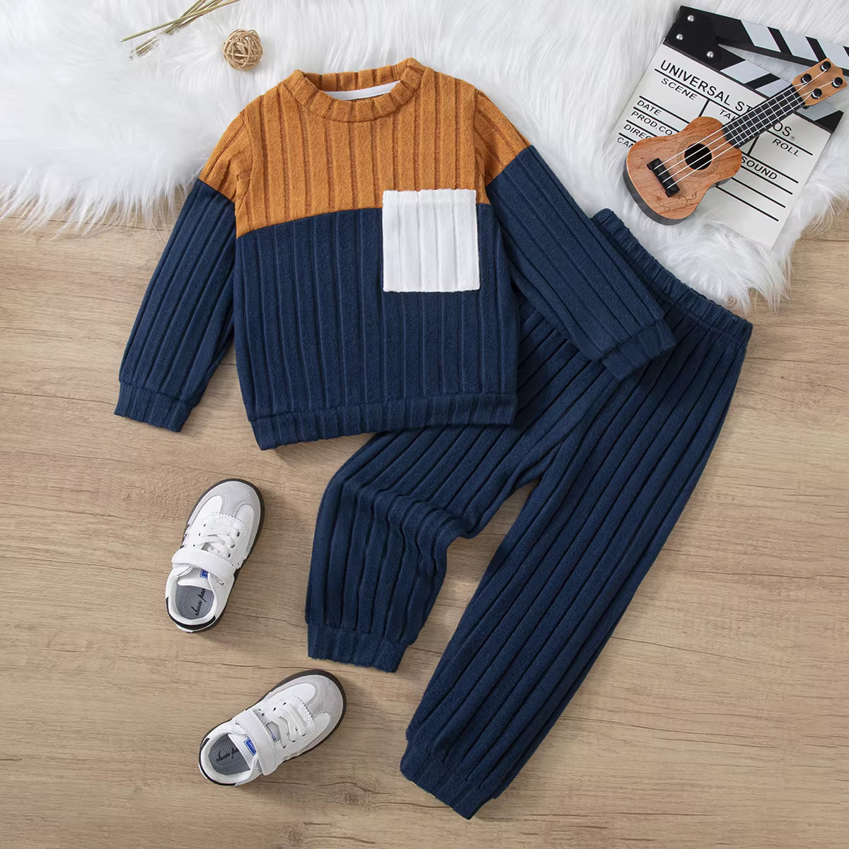 Jongens Set (2-delig) – Trui & Broek (Comfort Fit)