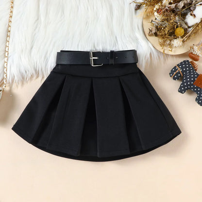 Meisjes 3-Delige Winterset – Jurk, Riem & Hoed