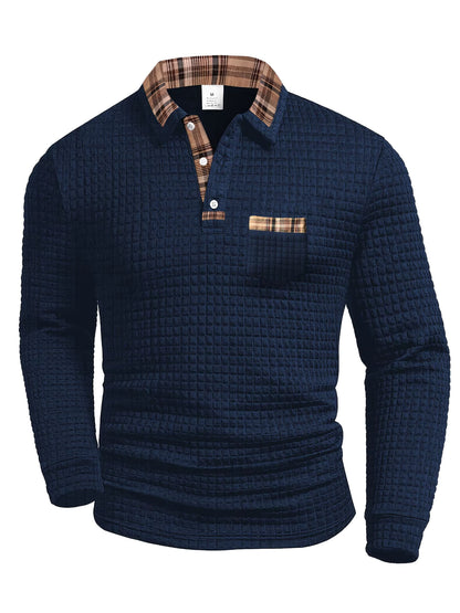 Heren Polo met Lange Mouwen – Stijlvol & Comfortabel