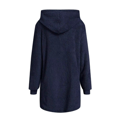 Warme Teddy Coat met Rits