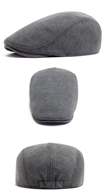 Tijdloze Flat Cap met Zachte Voering