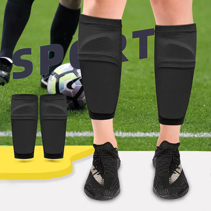 Voetbal Scheenbeschermers met Compressie Sleeve