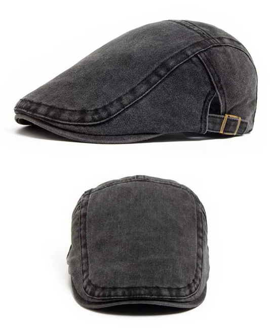 Vintage Flat Cap Unisex – Verstelbaar