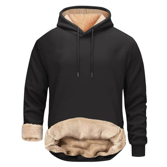 Warme Heren Hoodie met Fleece Voering