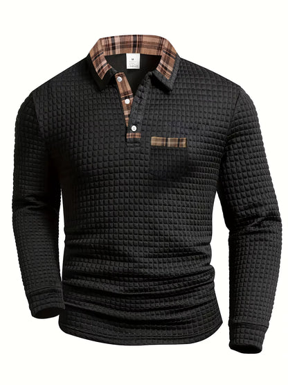 Heren Polo met Lange Mouwen – Stijlvol & Comfortabel