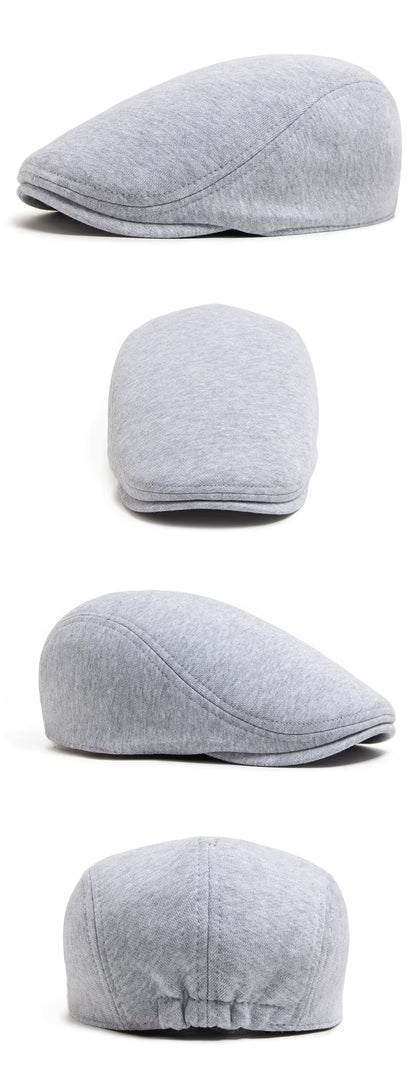 Tijdloze Flat Cap met Zachte Voering