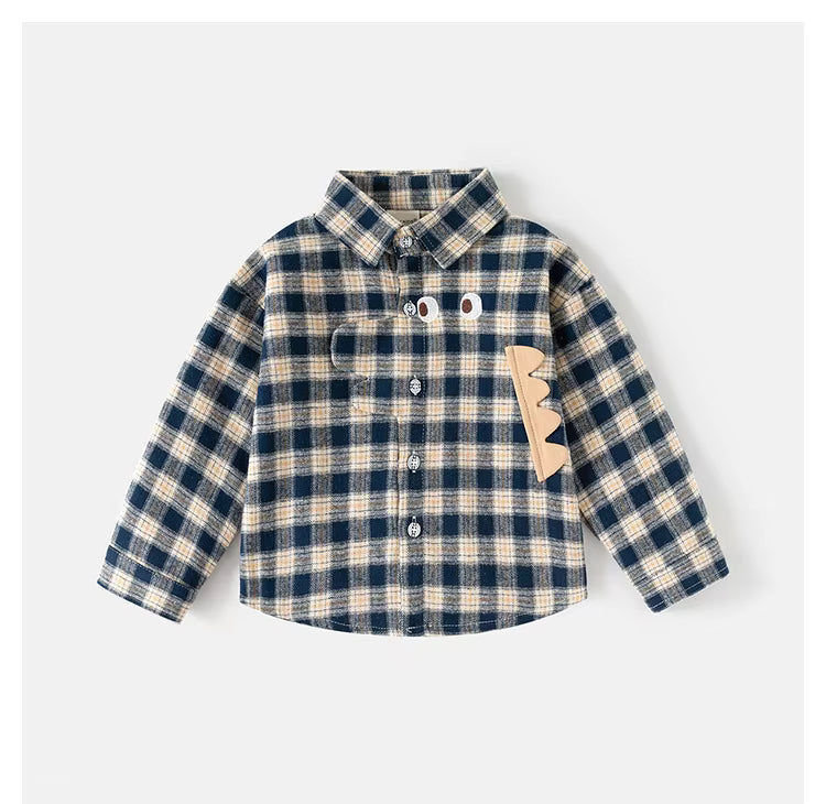 Dino Blouse met Lange Mouwen – Kinder Shirt