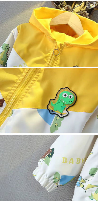 Baby Dino Windjack met Capuchon