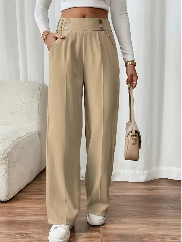 Dames High Waist Pantalon – Stijlvol & Comfortabel