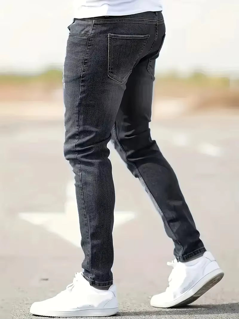 Casual Streetwear Jeans – Slim Fit