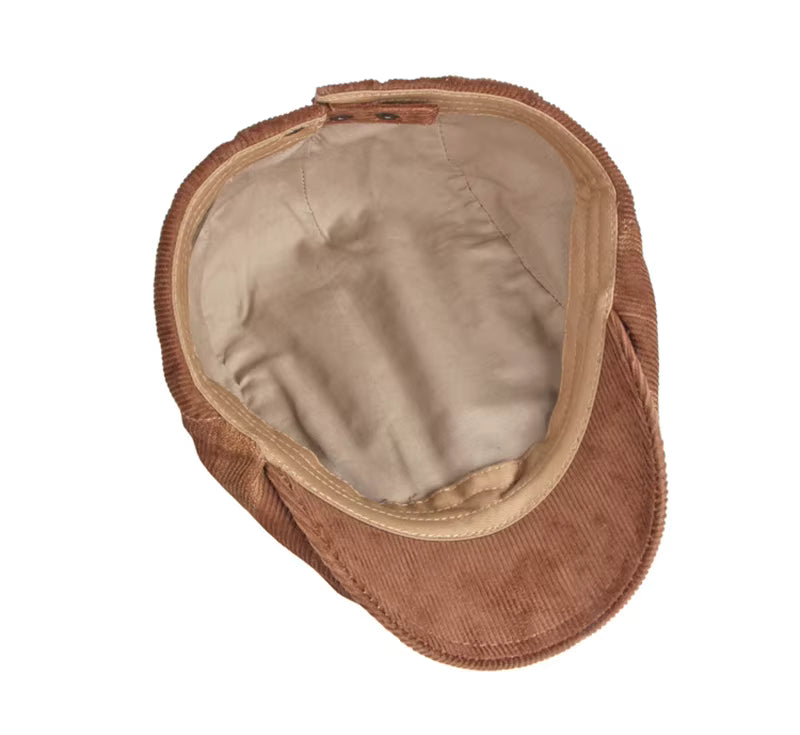 Verstelbare Corduroy Pet – Retro Look