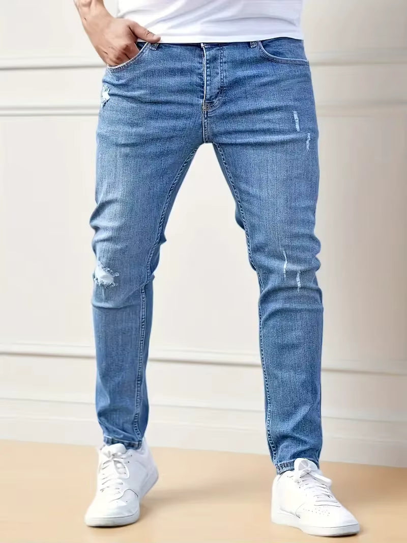 Casual Streetwear Jeans – Slim Fit