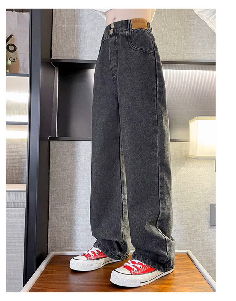 Meisjes Loose Fit Jeans – Trendy & Comfortabel