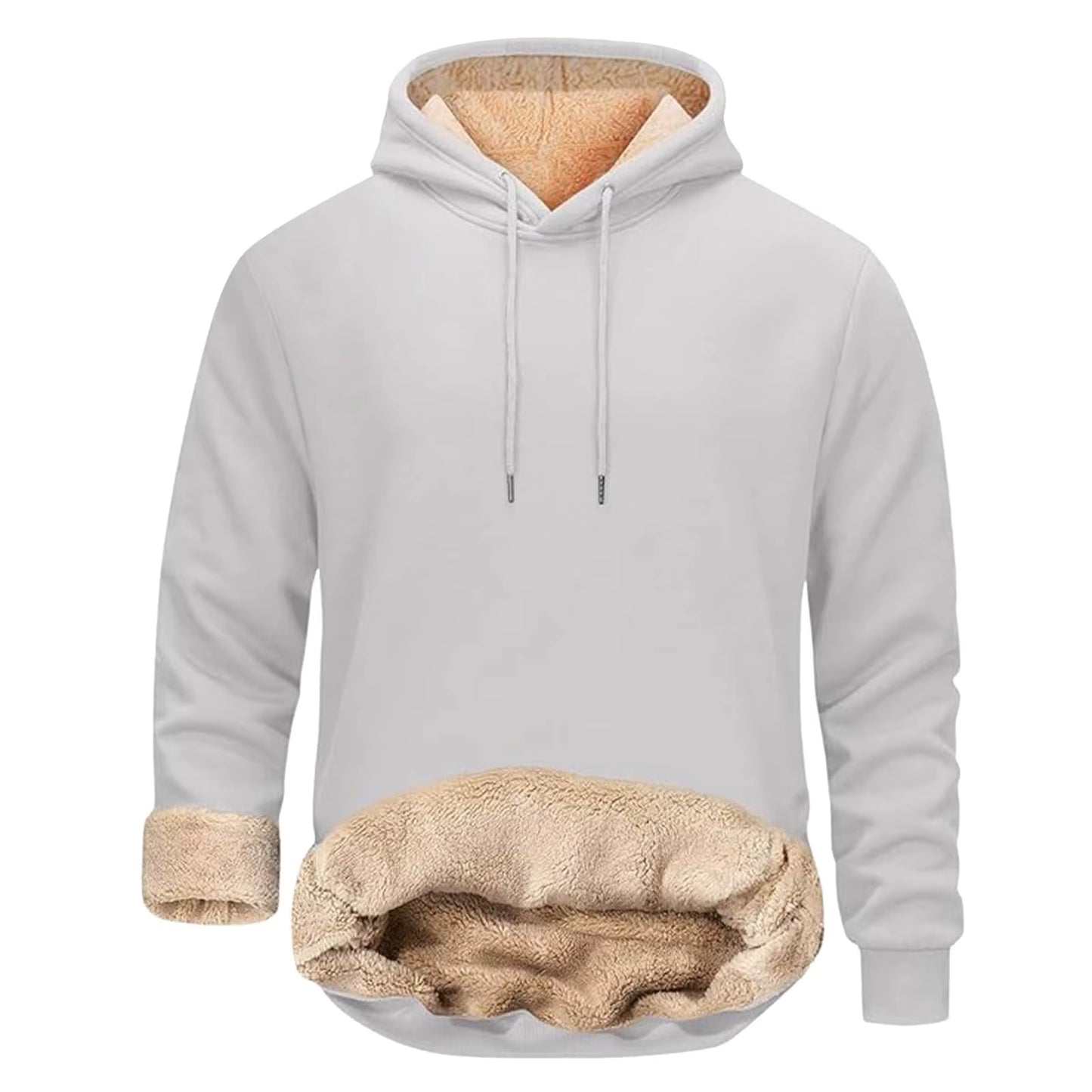 Warme Heren Hoodie met Fleece Voering