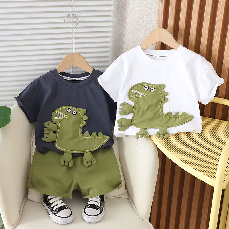 Dino Zomer Set – T-Shirt & Shorts