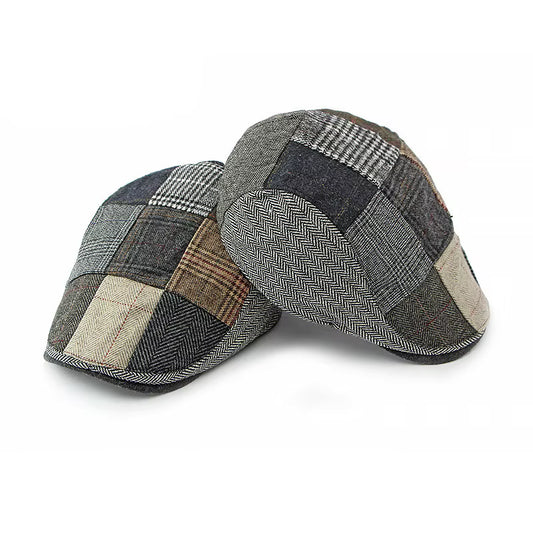 Patchwork Flat Cap – Tijdloos & Stijlvol