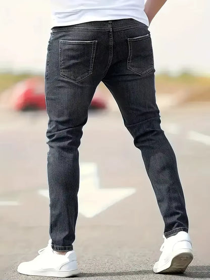 Casual Streetwear Jeans – Slim Fit