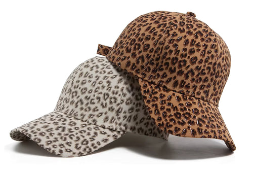 Leopard Snapback Cap