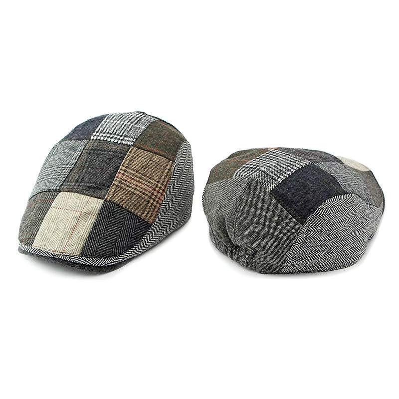 Patchwork Flat Cap – Tijdloos & Stijlvol