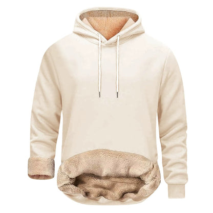Warme Heren Hoodie met Fleece Voering