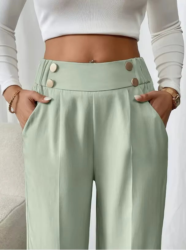 Dames High Waist Pantalon – Stijlvol & Comfortabel