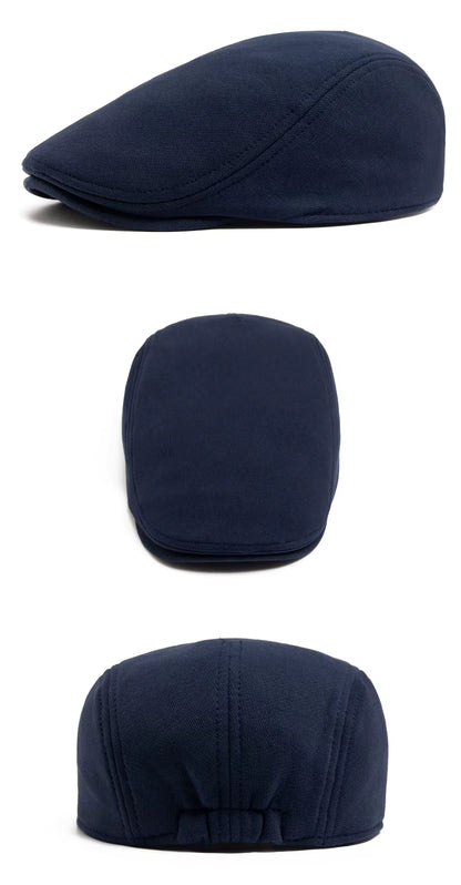 Tijdloze Flat Cap met Zachte Voering