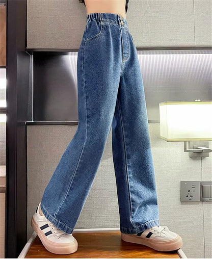 Meisjes Loose Fit Jeans – Trendy & Comfortabel