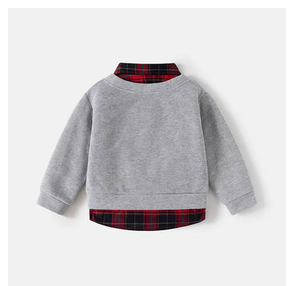 Jongens Sweater met Overhemdkraag