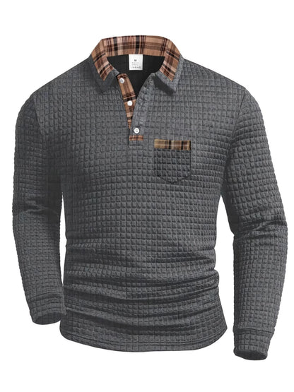 Heren Polo met Lange Mouwen – Stijlvol & Comfortabel