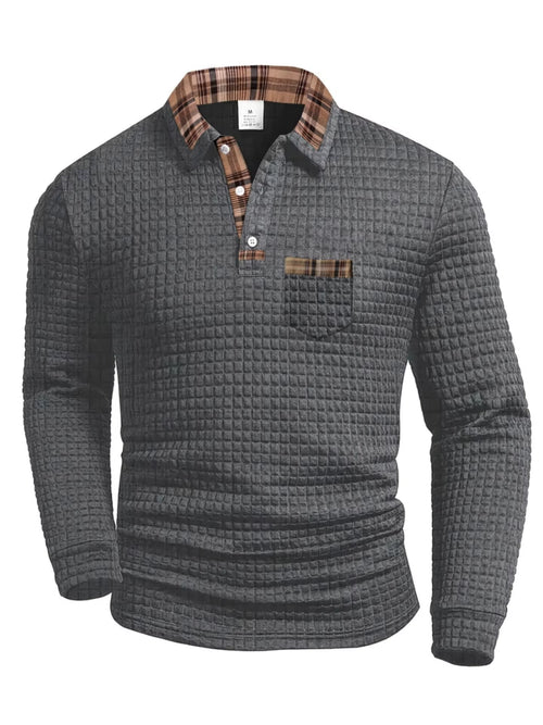 Heren Polo met Lange Mouwen – Stijlvol & Comfortabel