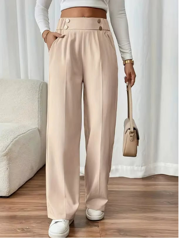 Dames High Waist Pantalon – Stijlvol & Comfortabel