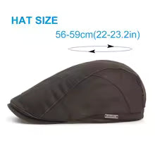 Vintage Gatsby Flat Cap – Warm & Verstelbaar
